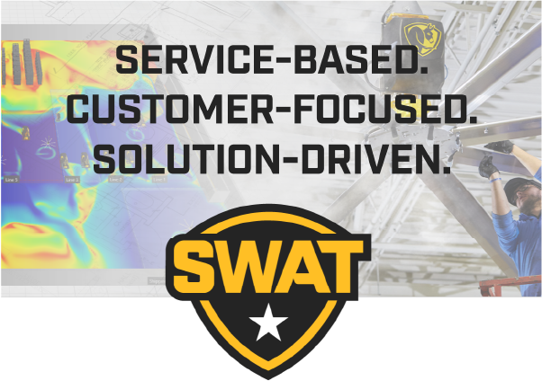 Service-based, customer-focused, solution-driven. SWAT program.